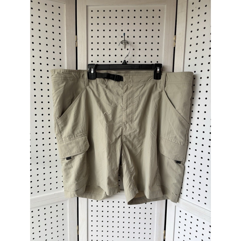 Lands' End Men's 2XLT 46/48 Cargo Mesh Lined Nylon Hiking Shorts